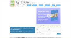 Desktop Screenshot of highefficiencysheffield.co.uk